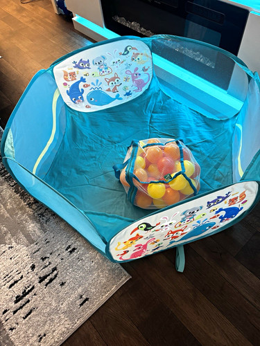 Blue pop ball - ball, pit