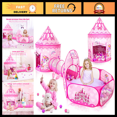3pc princess tent - 3pc, for