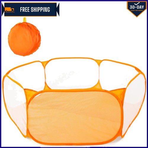 Orange hexagon play tent - hexagon,