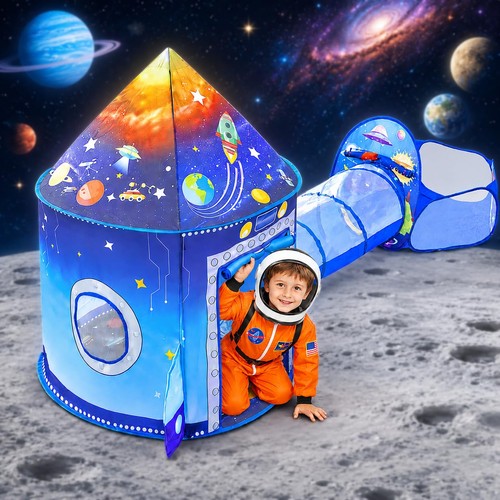 Rocket ship play tent - in,