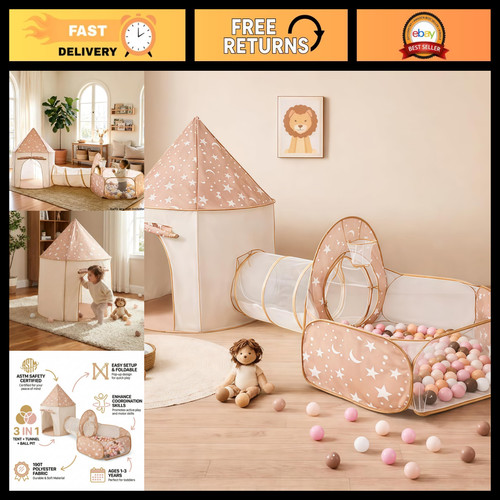 Kids play tent with - play,