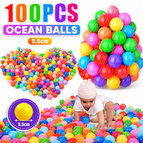 100 pcs 55mm colorful plastic - colorful,