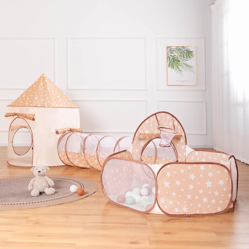 Kids play tent with - kids,