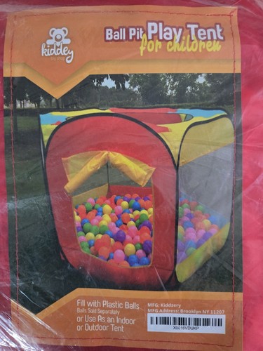 Kiddey ball pit play tent - tent, for