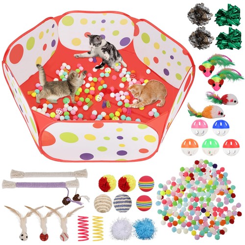 Cat ball pit play tent - pit, with