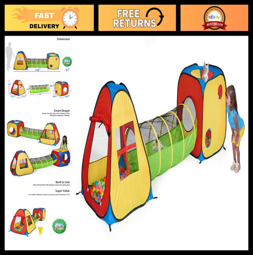 Pop play tent with - 3-in-1,