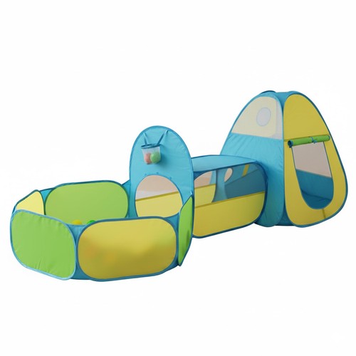 Kids play tent with - kids, tunnel