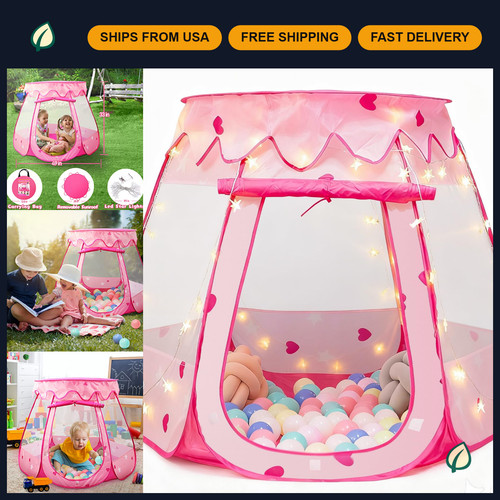 Pop princess tent with star - up,