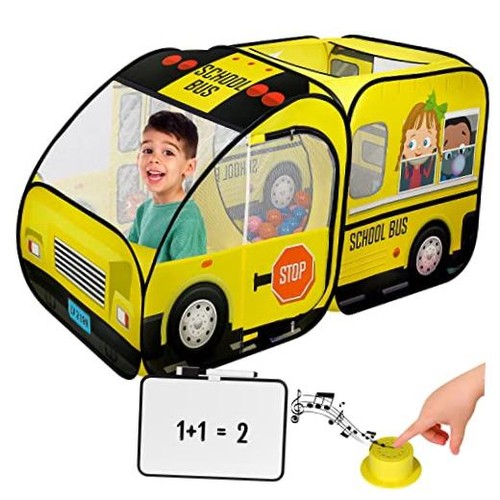 School bus pop - pop-up, kids
